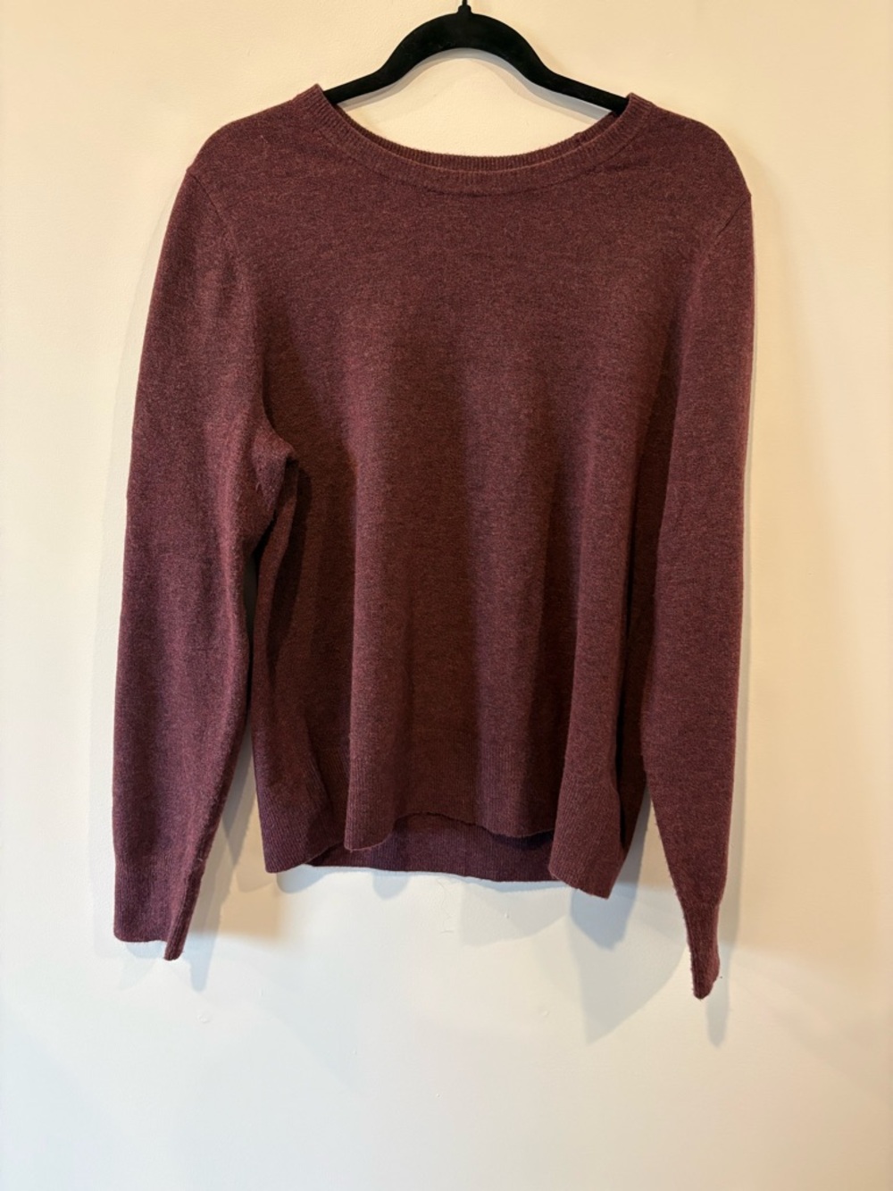 a new day Women's Crewneck Sweater in Deep Burgundy